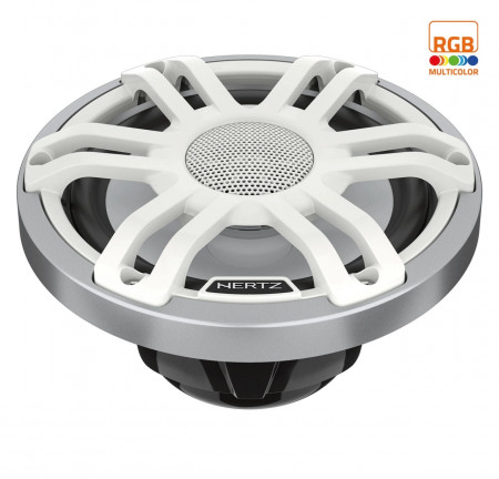 Difuzoare Marine Hertz HMX 6.5 S-LD/ SW / G, Alb / Negru, set coaxial 2 cai, 165mm, 75W RMS - Img 3