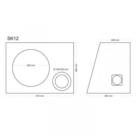 Incinta subwoofer universala, 300 mm, 40L - COD SK12 - Img 6
