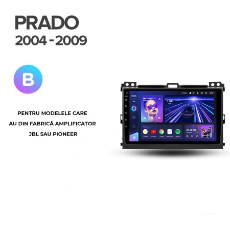 Navigatie Auto Teyes CC3 360° Toyota Land Cruiser Prado J120 2002-2009 6+128GB 9" QLED Octa-core 1.8Ghz, Android 4G Bluetooth 5.1 DSP - Img 9