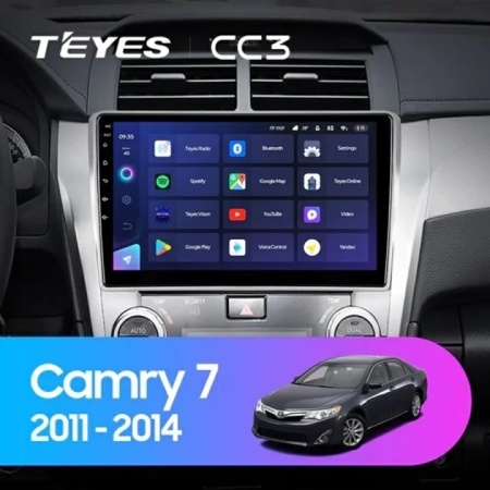 Navigatie Auto Teyes CC3 Toyota Camry 7 2014-2017 4+64GB 10.2" QLED Octa-core 1.8Ghz, Android 4G Bluetooth 5.1 DSP - Img 2
