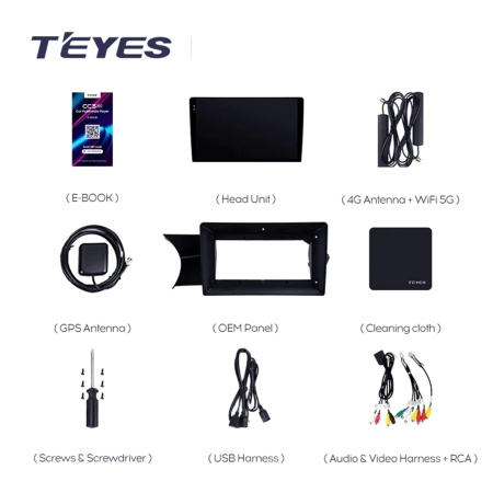 Navigatie Auto Teyes CC3L Mercedes-Benz C Class W204 2011-2015 4+32GB 9" IPS Octa-core 1.6Ghz, Android 4G Bluetooth 5.1 DSP - Img 6