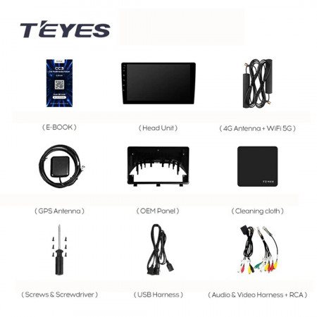 Navigatie Auto Teyes CC3L Opel Antara 2006-2017 4+32GB 9&quot; IPS Octa-core 1.6Ghz, Android 4G Bluetooth 5.1 DSP - Img 7