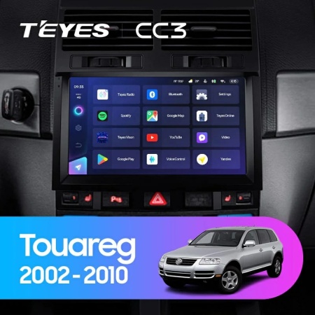 Navigatie Auto Teyes CC3L Volkswagen Touareg 1 2002-2010 4+32GB 9" IPS Octa-core 1.6Ghz, Android 4G Bluetooth 5.1 DSP - Img 2