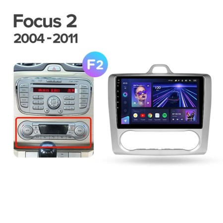 Navigatie Auto Teyes CC3L WiFi Ford Focus 2 2005-2010 2+32GB 9" IPS Quad-core 1.3Ghz, Android Bluetooth 5.1 DSP - Img 8