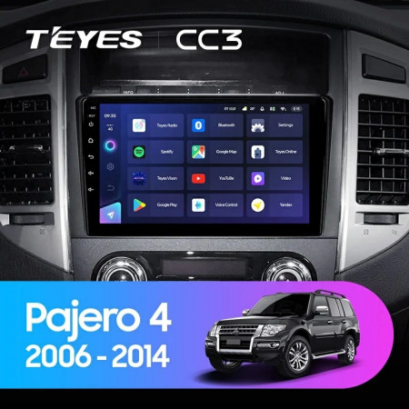 Navigatie Auto Teyes CC3L WiFi Mitsubishi Pajero 4 V80 2006-2021 2+32GB 9" IPS Quad-core 1.3Ghz, Android Bluetooth 5.1 DSP - Img 2