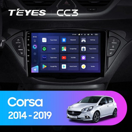 Navigatie Auto Teyes CC3L WiFi Opel Corsa E 2014-2019 2+32GB 9" IPS Quad-core 1.3Ghz, Android Bluetooth 5.1 DSP - Img 2