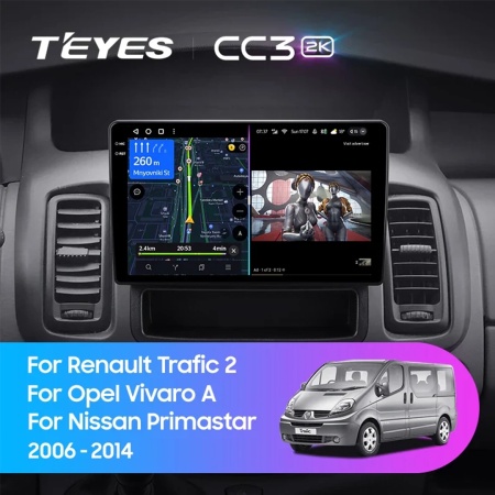 Navigatie Auto Teyes CC3L WiFi Renault Trafic 2 2001-2014 2+32GB 10.2" IPS Quad-core 1.3Ghz, Android Bluetooth 5.1 DSP - Img 2
