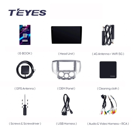 Navigatie Auto Teyes CC4 Nissan NV200 M20 2009-2023 6+128GB 9.5" QLED Octa-core 2.7Ghz, Android 4G Bluetooth 5.1 DSP - Img 3