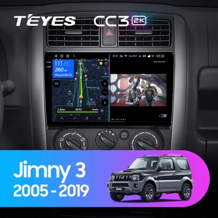Navigatie Auto Teyes CC4 Suzuki Jimny 3 2005-2019 6+128GB 9.5" QLED Octa-core 2.7Ghz, Android 4G Bluetooth 5.1 DSP - Img 2