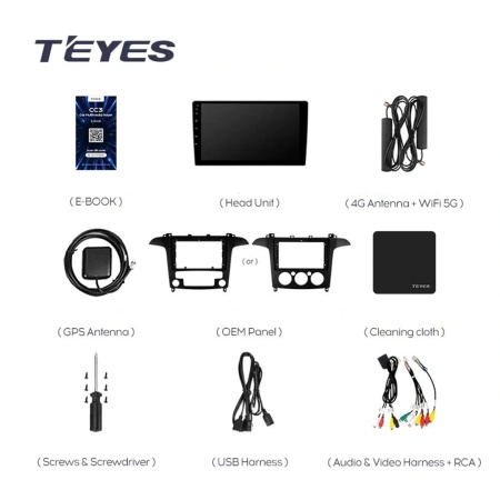 Navigatie Auto Teyes CC4L Ford S-MAX 2006-2015 6+64GB 9" QLED Qualcomm 2Ghz, Android 4G Bluetooth 5.1 DSP - Img 4