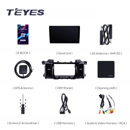 Navigatie Auto Teyes CC4L Nissan Patrol Y62 2010-2020 6+64GB 9" QLED Qualcomm 2Ghz, Android 4G Bluetooth 5.1 DSP - Img 2