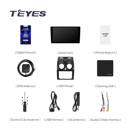Navigatie Auto Teyes CC4L Nissan Qashqai 1 J10 2006-2013 6+64GB 9" QLED Qualcomm 2Ghz, Android 4G Bluetooth 5.1 DSP - Img 6
