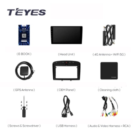 Navigatie Auto Teyes CC4L Peugeot 408 2014-2018 6+64GB 10.2" QLED Qualcomm 2Ghz, Android 4G Bluetooth 5.1 DSP - Img 4