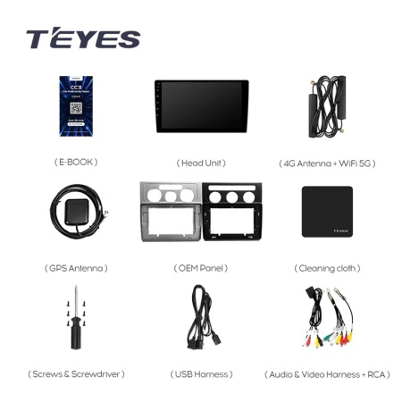 Navigatie Auto Teyes CC4L Volkswagen Touran 1 2003-2010 6+64GB 10.2" QLED Qualcomm 2Ghz, Android 4G Bluetooth 5.1 DSP - Img 5