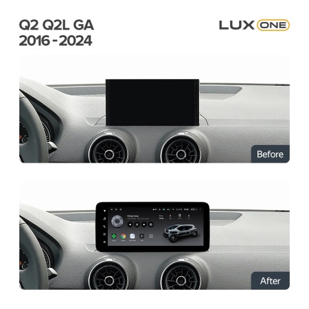 Navigatie Auto Teyes Lux One Audi Q2 2017-2023 4+32GB 12.3" IPS Octa-core 2Ghz, Android 4G Bluetooth 5.1 DSP - Img 3