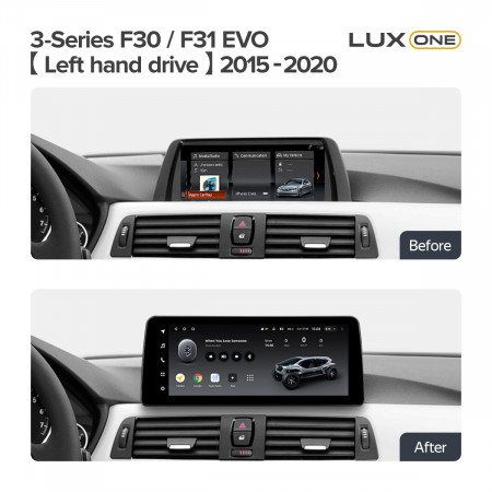 Navigatie auto Teyes Lux One BMW Seria 3 F30 2011-2016 EVO 6+128GB 12.3 IPS Octa-Core 2.0 GHz Android 4G DSP Bluetooth 5.1 - Img 2