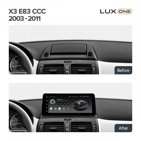 Navigatie Auto Teyes Lux One BMW X3 E83 2003-2010 CCC 6+128GB 12.3" IPS Octa-Core 2.0 GHz Android 4G DSP Bluetooth 5.1 - Img 3