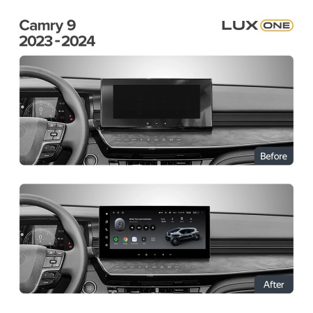 Navigatie Auto Teyes Lux One Toyota Camry 9 2023-2024 6+128GB 12.3" IPS Octa-core 2Ghz, Android 4G Bluetooth 5.1 DSP - Img 3