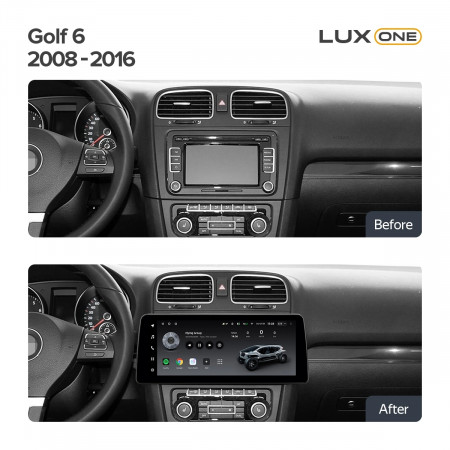 Navigatie Auto Teyes Lux One Volkswagen Jetta 6 2011-2018 6+128GB 12.3" IPS Octa-core 2Ghz, Android 4G Bluetooth 5.1 DSP - Img 3