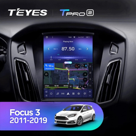Navigatie Auto Teyes Tip Tesla TPRO 2 Ford Focus 3 2010-2018 3+32GB 9.7" QLED Octa-core 1.8Ghz, Android 4G Bluetooth 5.1 DSP - Img 6