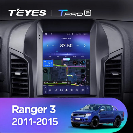 Navigatie Auto Teyes Tip Tesla TPRO 2 Ford Ranger 3 2011-2018 3+32GB 9.7" QLED Octa-core 1.8Ghz, Android 4G Bluetooth 5.1 DSP - Img 4