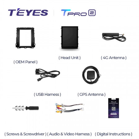 Navigatie Auto Teyes Tip Tesla TPRO 2 Toyota Land Cruiser Prado J120 2002-2009 3+32GB 9.7" QLED Octa-core 1.8Ghz, Android 4G Bluetooth 5.1 DSP - Img 6