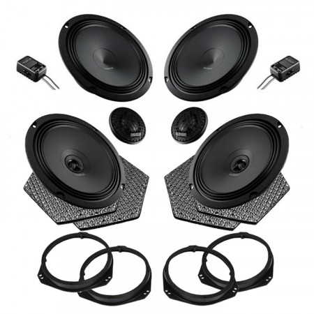 Pachet difuzoare auto Audison Prima dedicat Alfa Romeo Mito, RMS 100 W - Img 2