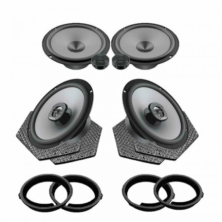 Pachet difuzoare auto Hertz Uno dedicat Dacia Jogger 2021-, RMS 75W