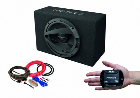 Pachet Subwoofer auto Hertz DBX 25.3 + Amplificator Stetsom IR 280.1 + kit de cabluri complet - Img 9