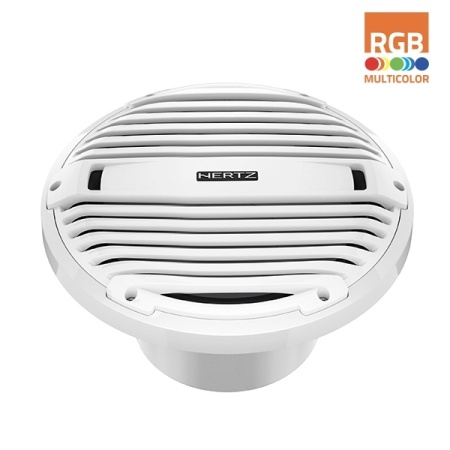 Subwoofer marine Hertz HMS 10 B4-LD-C/W, Negru, Alb, 250mm, 250W RMS, 4? - Img 2