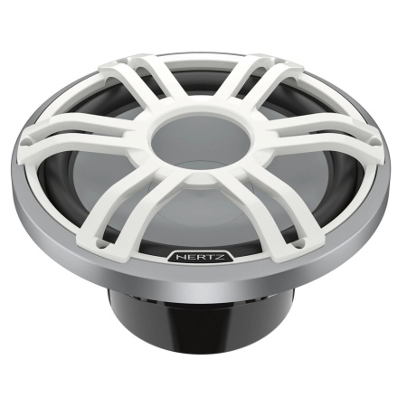 Subwoofer Marine Hertz HMS 12 S2-LD-G / SW, Negru / Alb, 300mm, 500W RMS 2? - Img 2