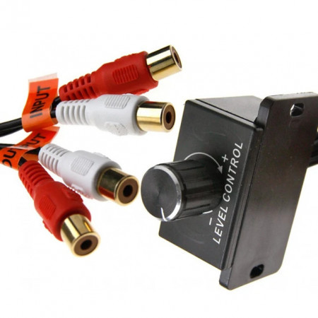 Telecomanda universala controller cu potentiometru reglare nivel semnal pentru amplificator subwoofer - Img 4