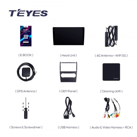 Navigatie Auto Teyes CC3 2K Mercedes-Benz A-Class W169 2004-2012 6+128GB 9.5&quot; QLED Octa-core 2Ghz, Android 4G Bluetooth 5.1 DSP - Img 7