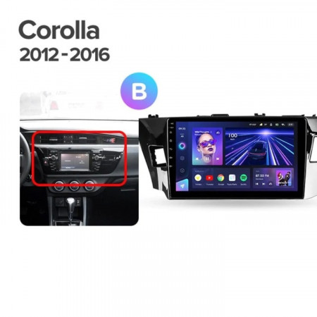 Navigatie Auto Teyes CC3 2K Toyota Corolla 11 2012-2016 4+64GB 10.36" QLED Octa-core 2Ghz, Android 4G Bluetooth 5.1 DSP - Img 8