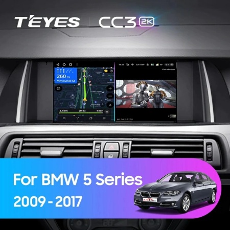 Navigatie Auto Teyes CC3 BMW Seria 5 F11 2010-2016 4+32GB 9" QLED Octa-core 1.8Ghz Android 4G Bluetooth 5.1 DSP - Img 2