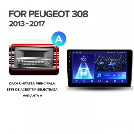 Navigatie Auto Teyes CC3 Peugeot 308 2013-2017 3+32GB 9" QLED Octa-core 1.8Ghz, Android 4G Bluetooth 5.1 DSP - Img 5