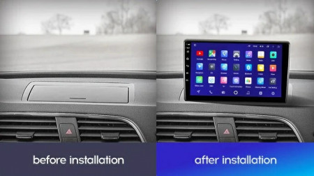 Navigatie Auto Teyes CC3 Split Audi Q3 8U 2011-2018 4+32GB 9" QLED Octa-core 1.8Ghz, Android 4G Bluetooth 5.1 DSP - Img 2