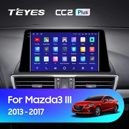 Navigatie Auto Teyes CC3 Split Mazda 3 Axela 2013-2017 4+32GB 9" QLED Octa-core 1.8Ghz, Android 4G Bluetooth 5.1 DSP - Img 2
