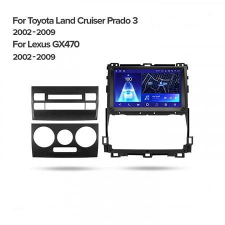 Navigatie Auto Teyes CC3 Toyota Land Cruiser Prado J120 2002-2009 4+64GB 9" QLED Octa-core 1.8Ghz, Android 4G Bluetooth 5.1 DSP - Img 6