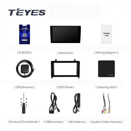 Navigatie Auto Teyes CC3L WiFi Toyota GranAce 1 2019-2022 2+32GB 9" IPS Quad-core 1.3Ghz, Android Bluetooth 5.1 DSP - Img 8