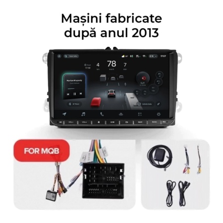 Navigatie auto Teyes CC4 PRO Universala Skoda Volkswagen 8+128GB 9" QLED, Android 13, 5G, 7.1 DSP, CarPlay - Img 2