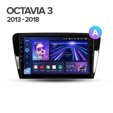 Navigatie Auto Teyes CC4L Skoda Octavia 3 2013-2018 6+64GB 10.2" QLED Qualcomm 2Ghz, Android 4G Bluetooth 5.1 DSP - Img 3