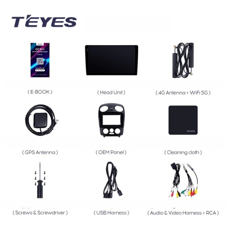 Navigatie Auto Teyes CC4L Volkswagen New Beetle 1998-2010 6+64GB 9" QLED Qualcomm 2Ghz, Android 4G Bluetooth 5.1 DSP - Img 3