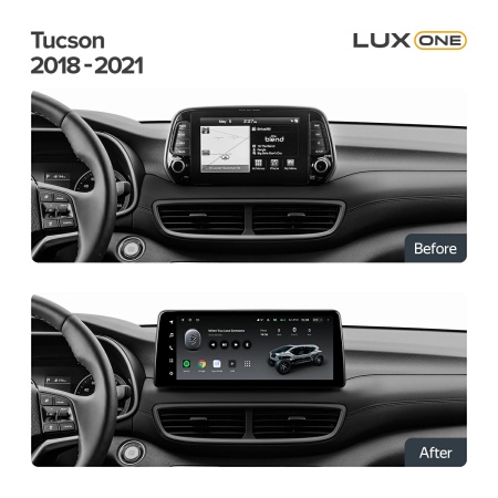 Navigatie Auto Teyes Lux One 360° Hyundai Tucson 3 2018-2020 6+128GB 12.3" IPS Octa-core 2Ghz, Android 4G Bluetooth 5.1 DSP - Img 3