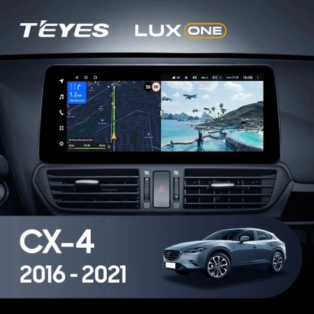 Navigatie Auto Teyes Lux One Mazda CX-4 2016-2020 6+128GB 12.3" IPS Octa-core 2Ghz, Android 4G Bluetooth 5.1 DSP - Img 2