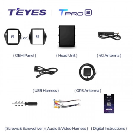 Navigatie Auto Teyes Tip Tesla TPRO 2 Hyundai Tucson 2 2009-2015 3+32GB 9.7" QLED Octa-core 1.8Ghz, Android 4G Bluetooth 5.1 DSP - Img 6