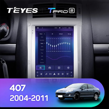 Navigatie Auto Teyes Tip Tesla TPRO 2 Peugeot 407 2004-2011 3+32GB 9.7" QLED Octa-core 1.8Ghz, Android 4G Bluetooth 5.1 DSP - Img 4