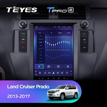 Navigatie Auto Teyes Tip Tesla TPRO 2 Toyota Land Cruiser Prado J150 2013-2017 3+32GB 9.7" QLED Octa-core 1.8Ghz, Android 4G Bluetooth 5.1 DSP - Img 4