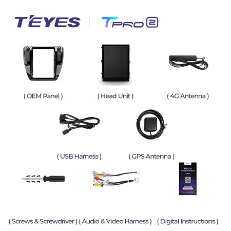Navigatie Auto Teyes Tip Tesla TPRO 2 Volkswagen Jetta 6 2011-2018 3+32GB 9.7" QLED Octa-core 1.8Ghz, Android 4G Bluetooth 5.1 DSP - Img 6