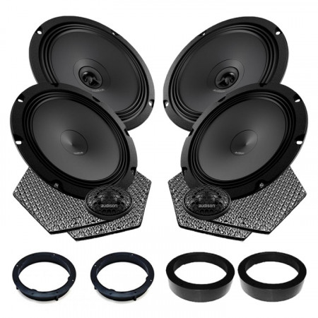 Pachet difuzoare auto Audison Prima dedicat Skoda Rapid 2012-, RMS 100W, 200mm - Img 2